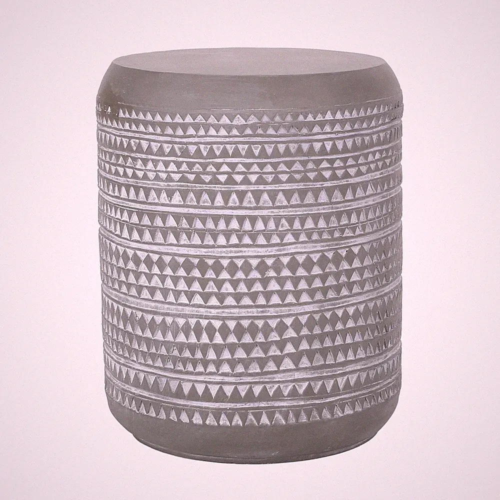 Christopher Knight Home Ardson End Table, Concrete + White