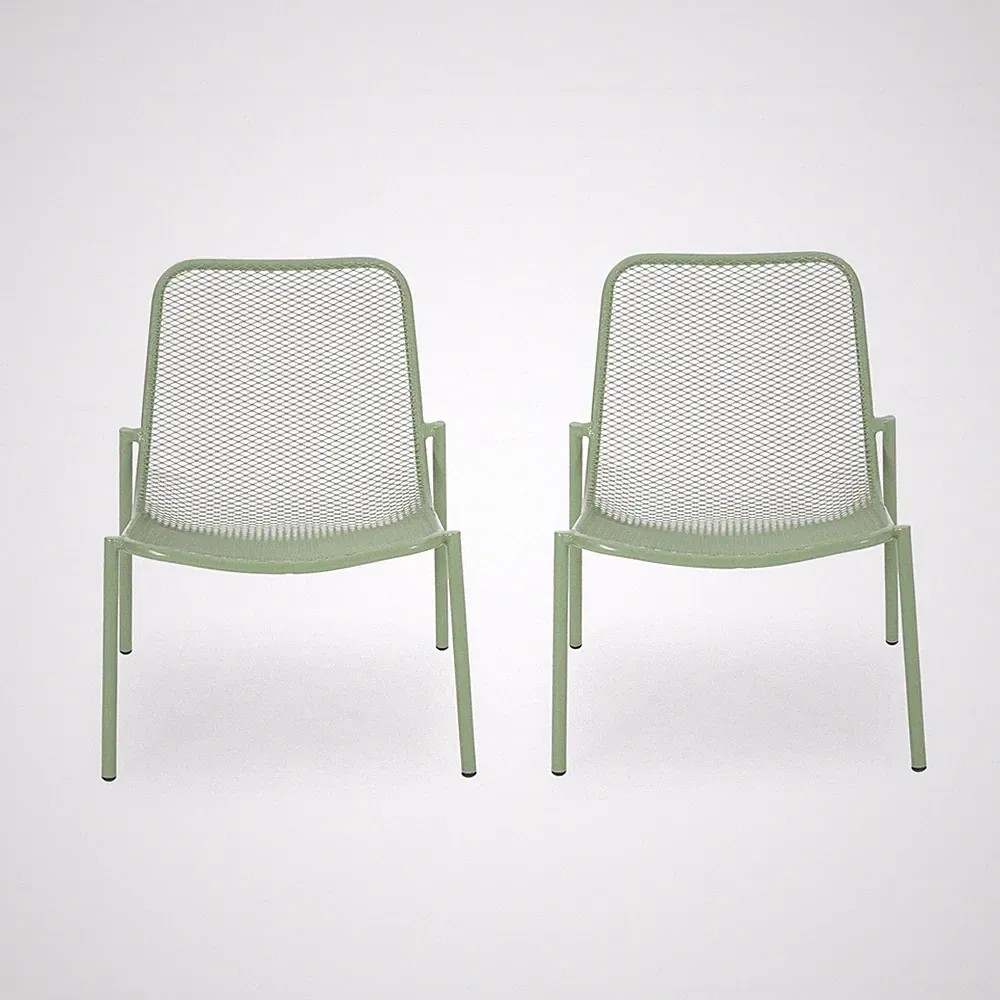 Christopher Knight Home Bucknell Outdoor Modern Dining Chair (Set of 2), Matte G