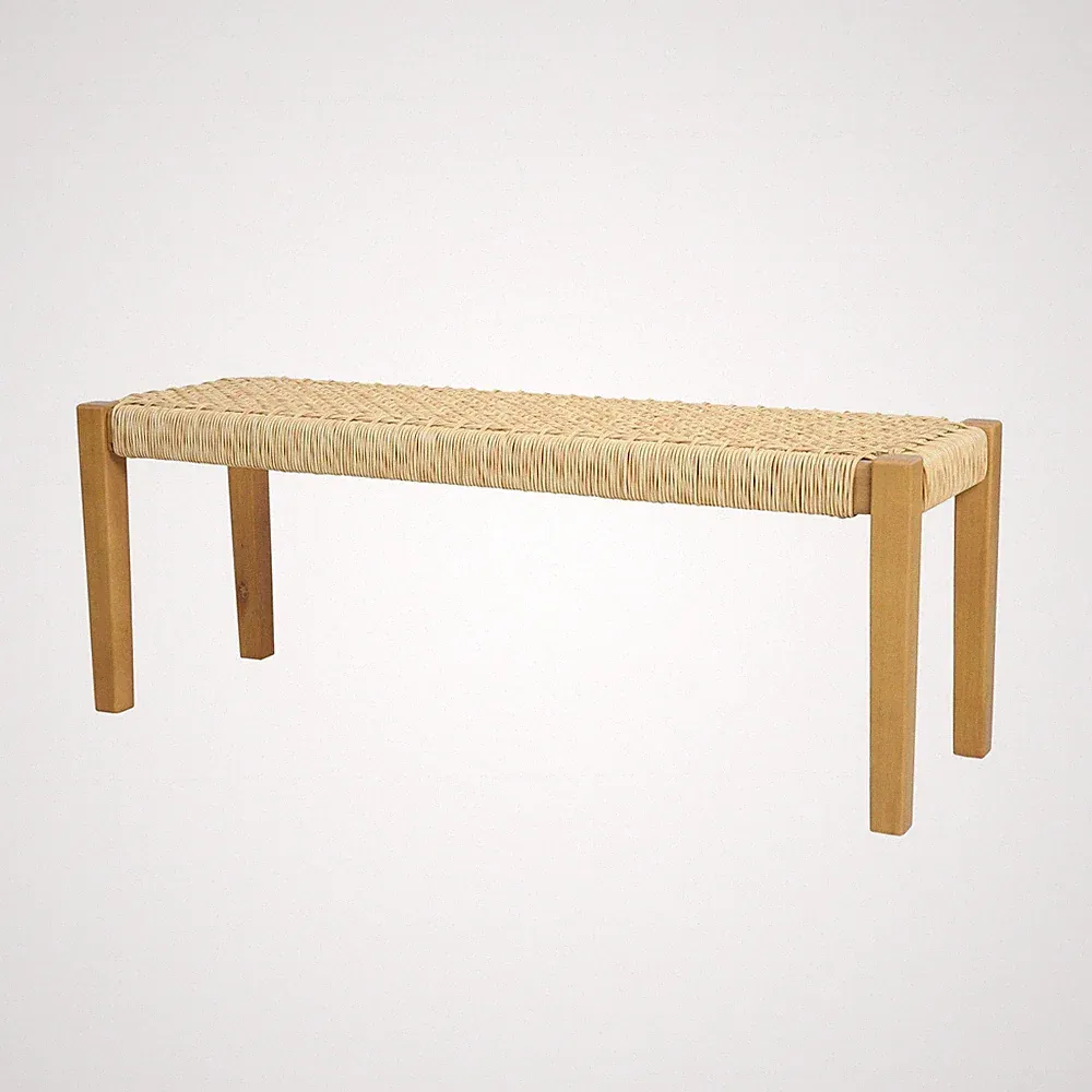 Christopher Knight Home Isaac Indoor Modern Industrial Acacia Wood Bench, Brown