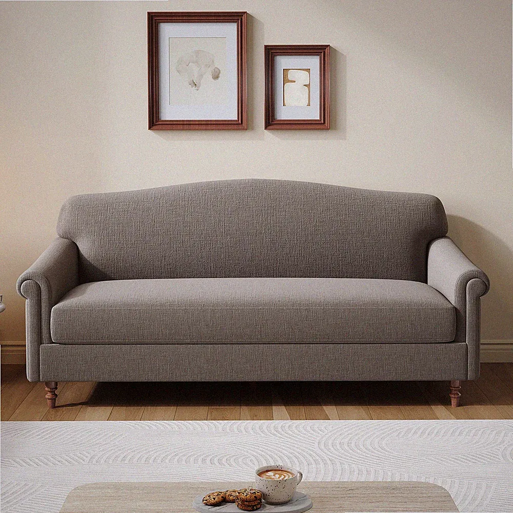 Christopher Knight Home - Modern Upholstered Loveseat Sofa with Rolled Arms