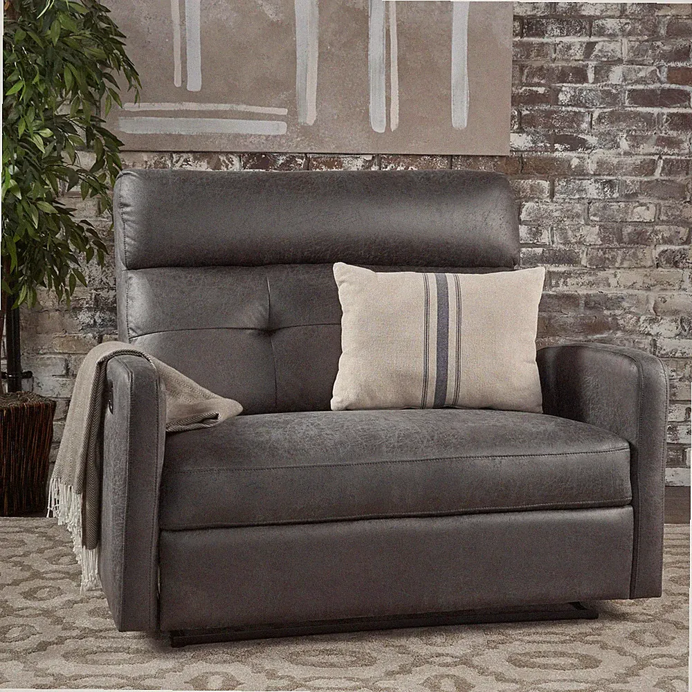 Halima Microfiber 2 Seater Recliner Chair by Christopher Knight Home